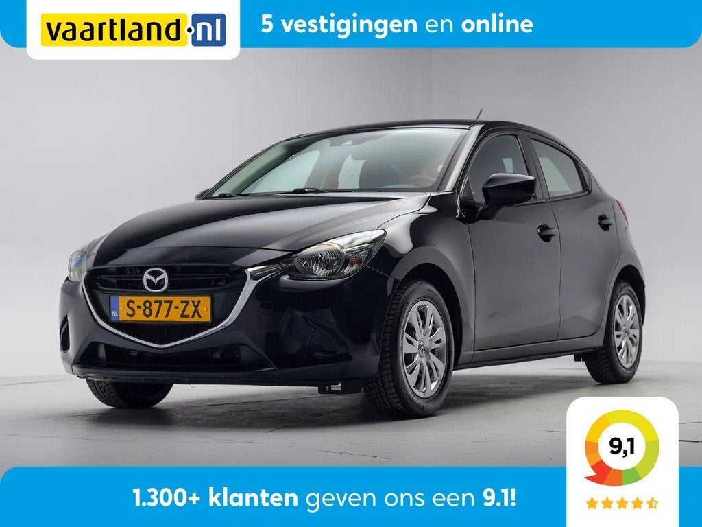 Mazda 2 1.5 Skyactiv-G S [ Cruise, Bluetooth, LM-Velgen ], 4 cilinders, Zwart, Bedrijf, Handgeschakeld