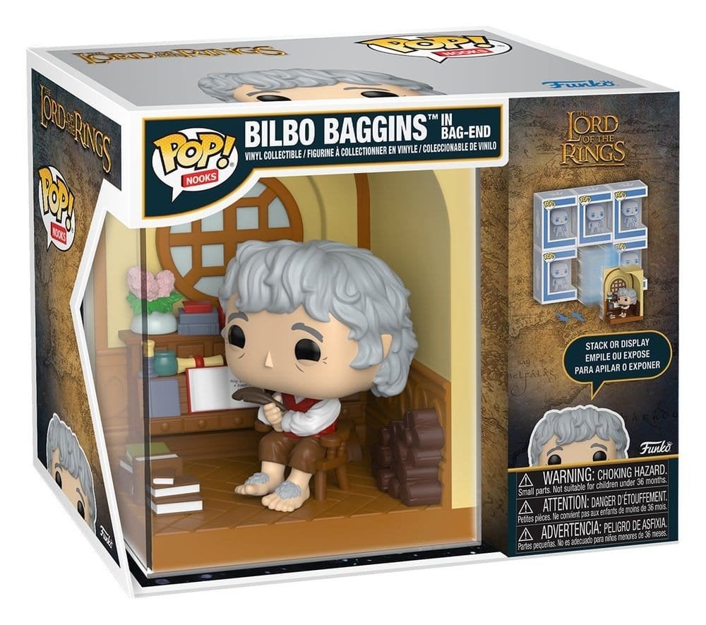Funko POP! Nooks Lord of the Rings - Bilbo Baggins, SupportEMEA@funko.com, Funko, Nieuw, Ophalen of Verzenden