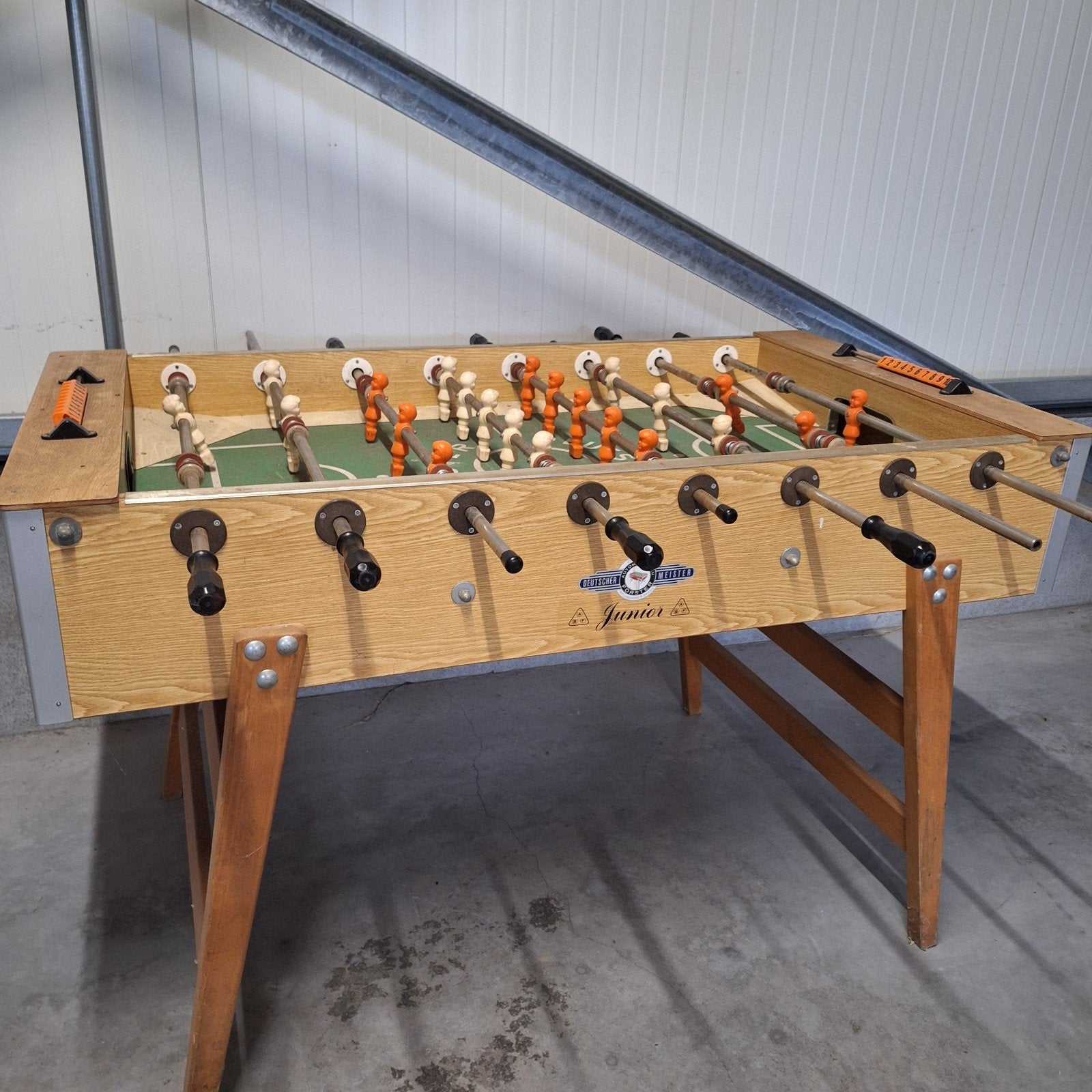 Vintage Deutscher Meister Junior Voetbaltafel, Antiek en Kunst, Ophalen