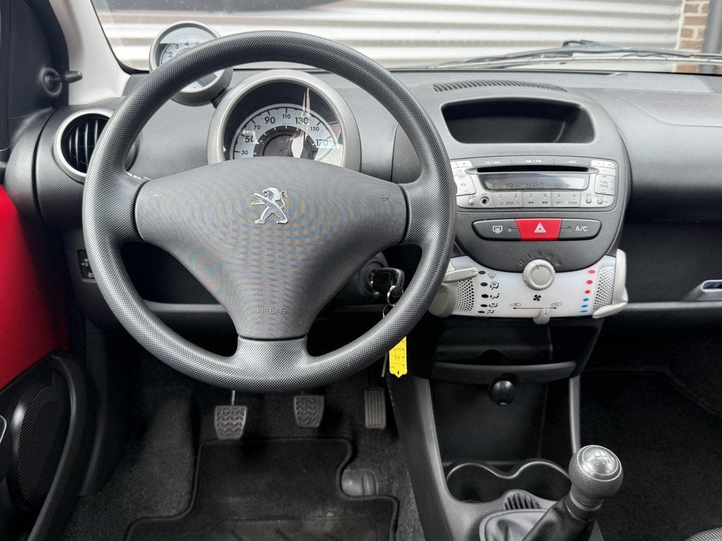 Peugeot 107 1.0 Active Airco|Elektr. Ramen|LED|N.A.P|APK tot, Auto's, Peugeot, Voorwielaandrijving, Euro 5, Stof, Gebruikt