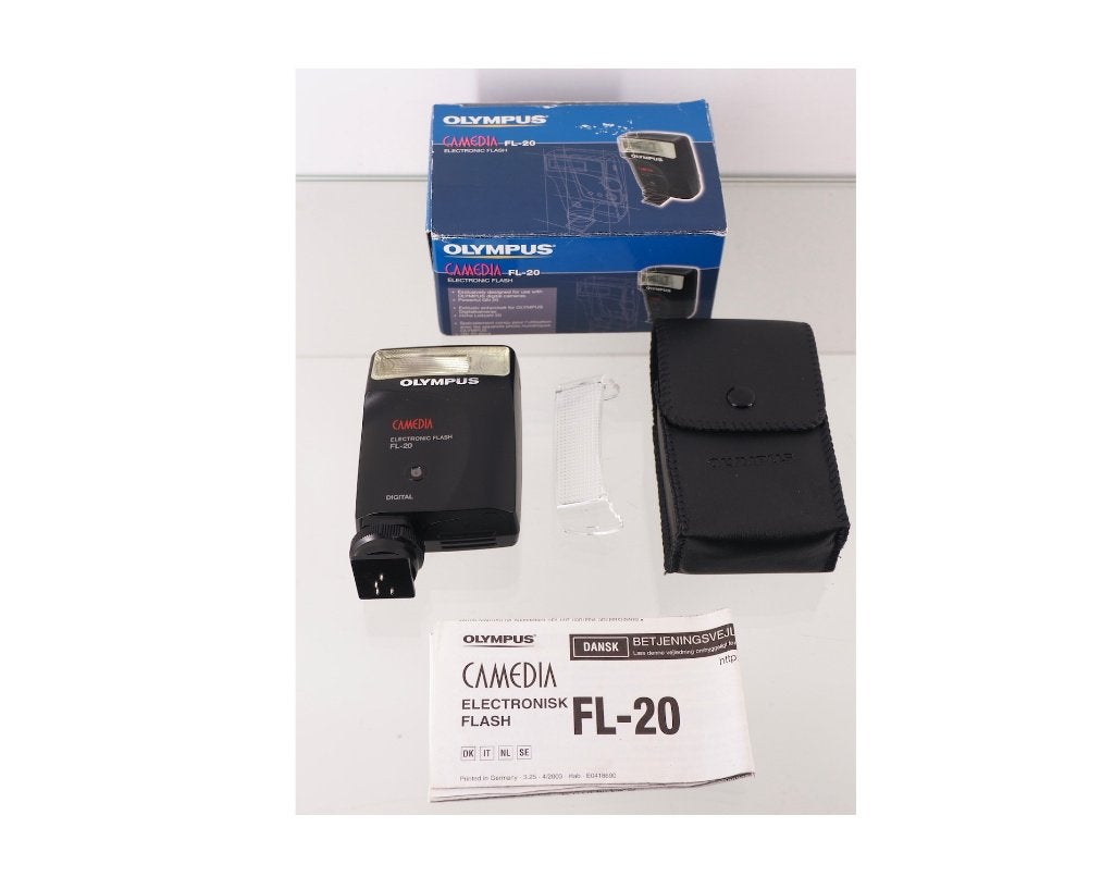 Olympus FL-20 (FL20) voor OM-D, PEN én E-serie, Externe flitser, Olympus/Micro Four Thirds, Ophalen of Verzenden, Zo goed als nieuw