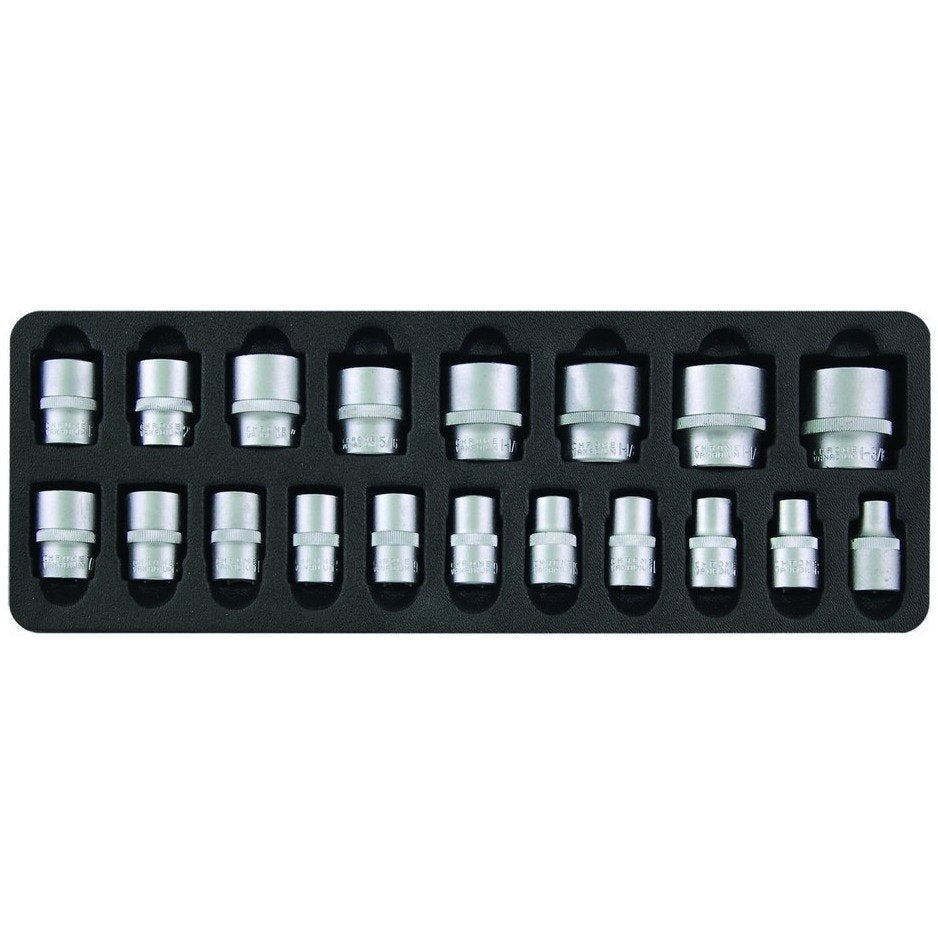 Doppen los 1/2" 19 delig sae, Verzenden
