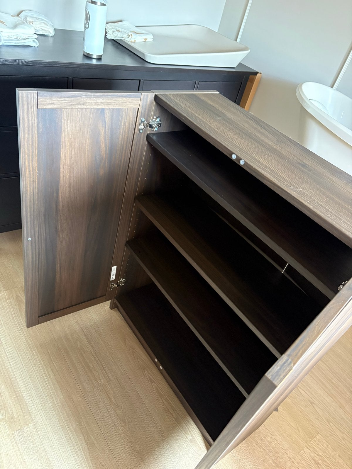 Donkerbruine BILLY IKEA, Ophalen, Gebruikt