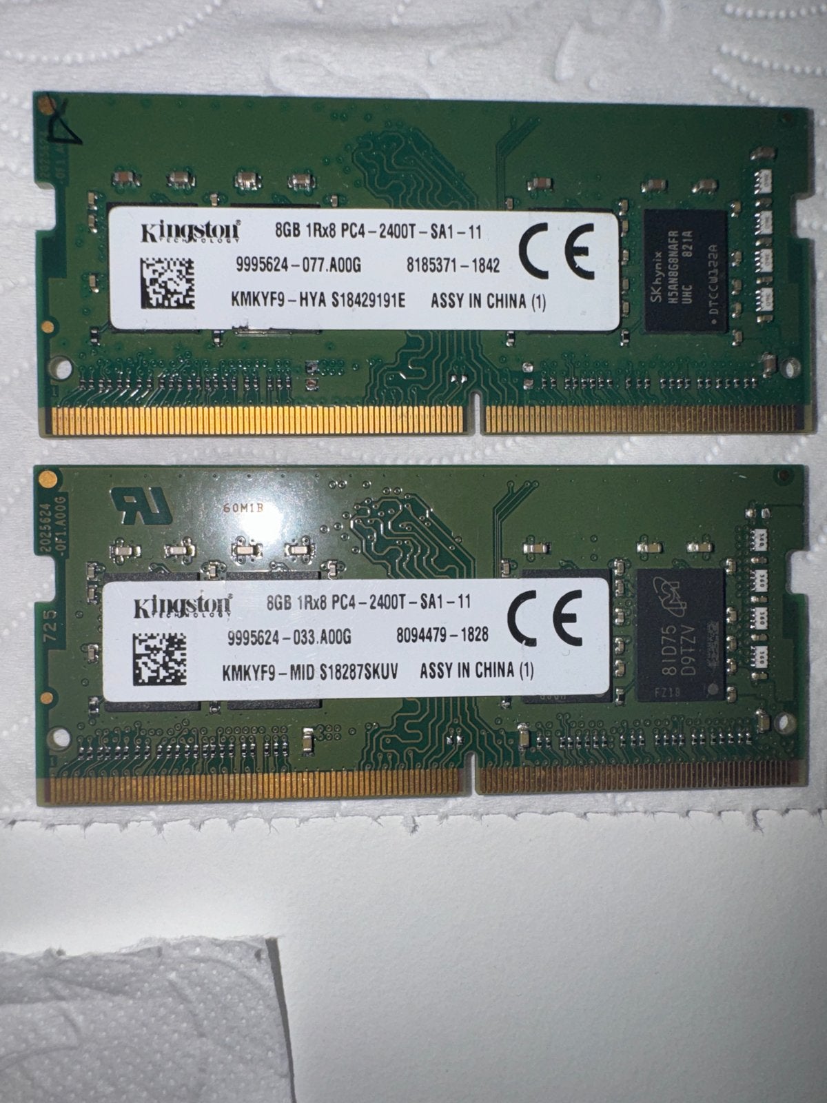 16GB | Kingston 8GB DDR4 RAM Geheugen (2 stuks), Server, DDR4, 8 GB, Ophalen of Verzenden