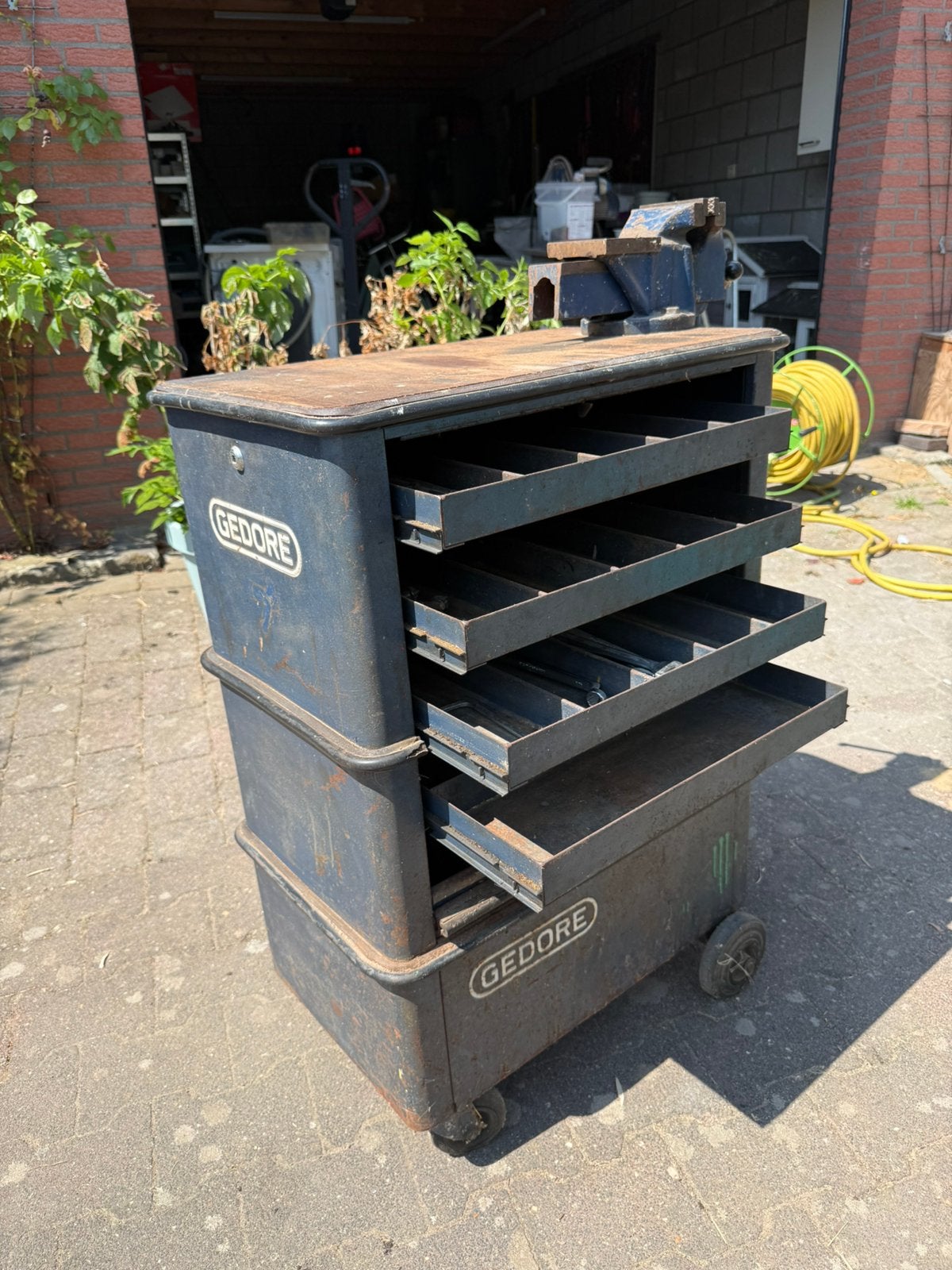 Gereedschaps wagen Gedore, Ophalen, Zo goed als nieuw