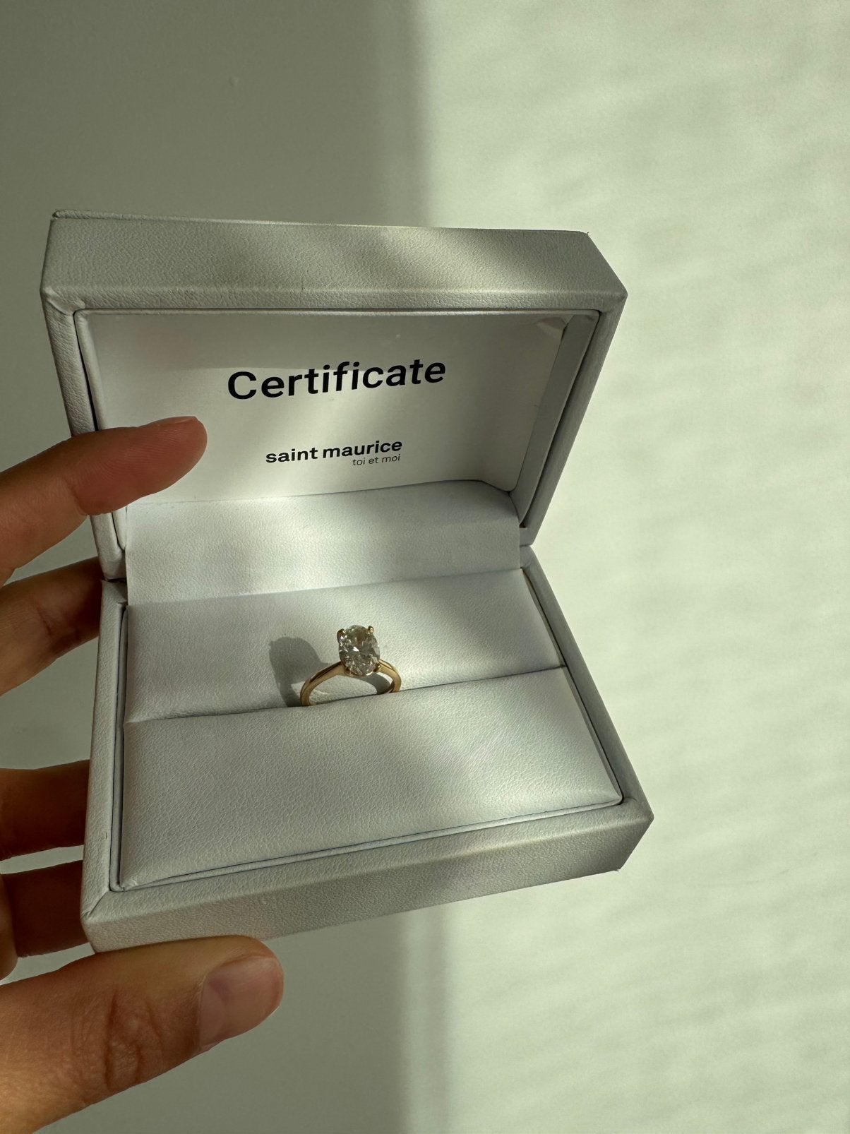 Engagement ring, Sieraden, Tassen en Uiterlijk, Ringen, Zo goed als nieuw, Dame, Zilver, Ophalen of Verzenden