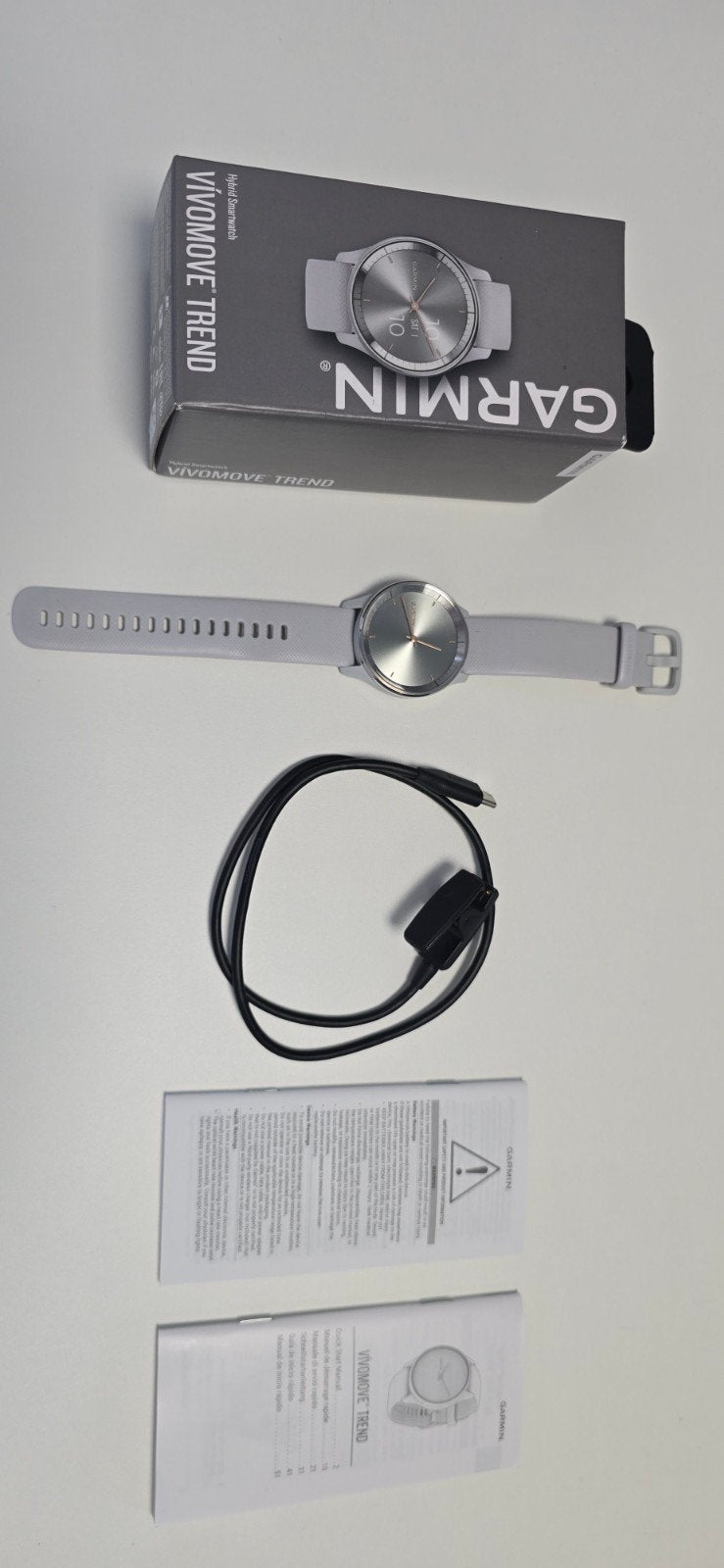 Garmin Vivomove Trend Smartwatch - Zo goed als nieuw, Ophalen, Garmin, Zo goed als nieuw, Waterdicht