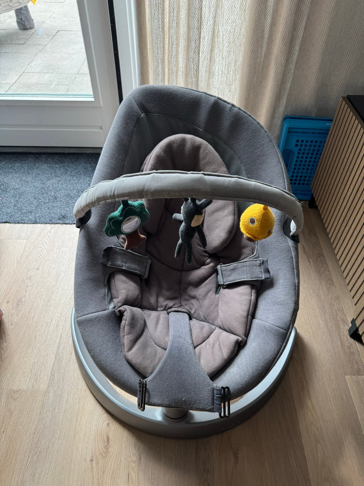 Nuna Leaf wipstoel met speelboog, Kinderen en Baby's, Wipstoeltjes, Wipstoel, Ophalen, Overige merken, Met gordel(s) of riempje(s)