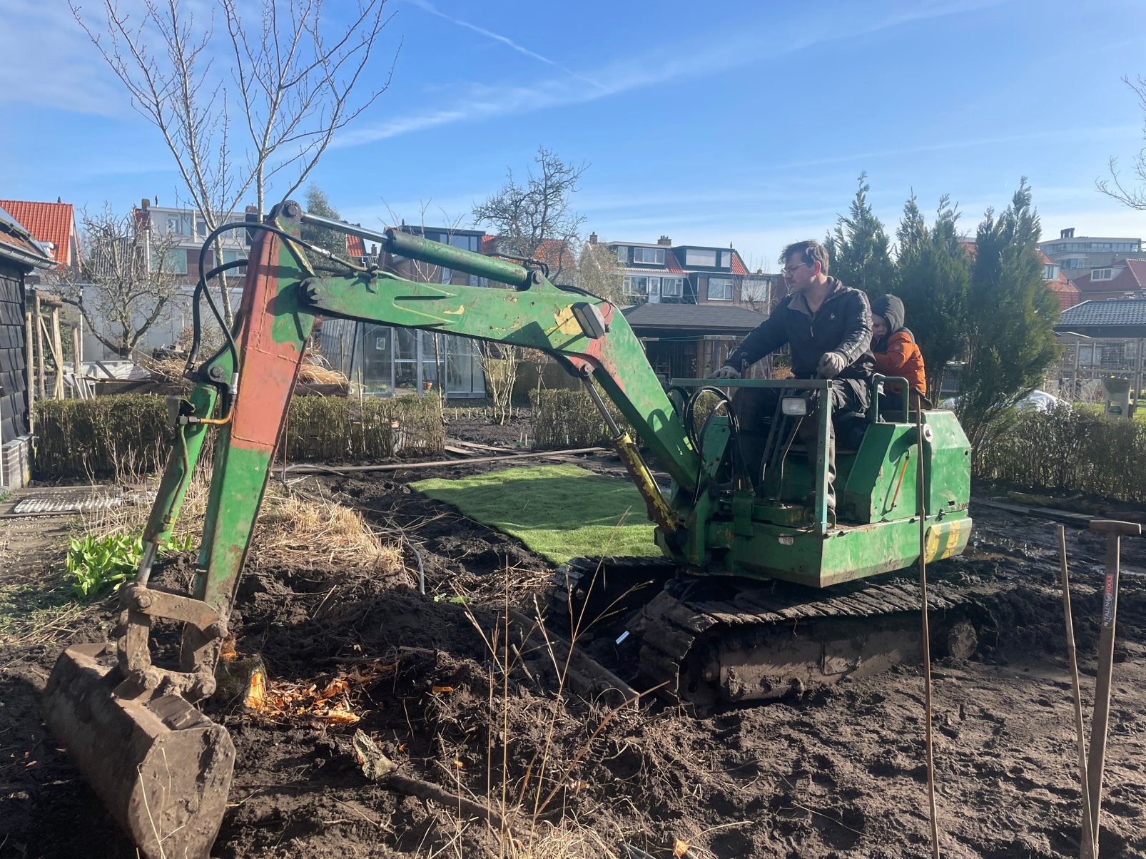 Graafmachine Komatsu PC10-3, Ophalen, Gebruikt