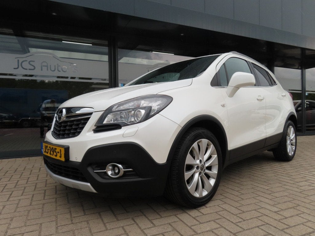 Opel MOKKA 1.4 T Cosmo 4X4 Ecc Cruise Navi Trekhaak 2x Pdc 2, Euro 5, Gebruikt, 4 cilinders, Wit