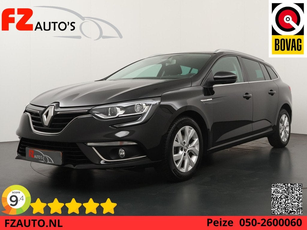 Renault Mégane Estate 1.3 TCe Limited - Navigatie - Climate, Voorwielaandrijving, Stof, Gebruikt, Euro 6