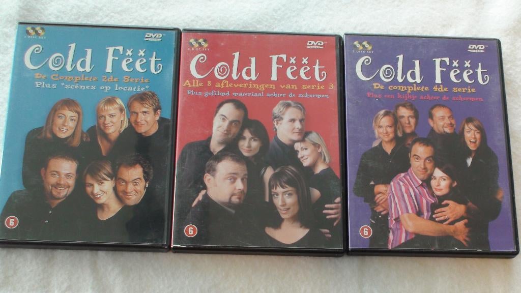 Cold feet serie 2 3 en 4, Alle leeftijden, Ophalen of Verzenden, Zo goed als nieuw, Komedie