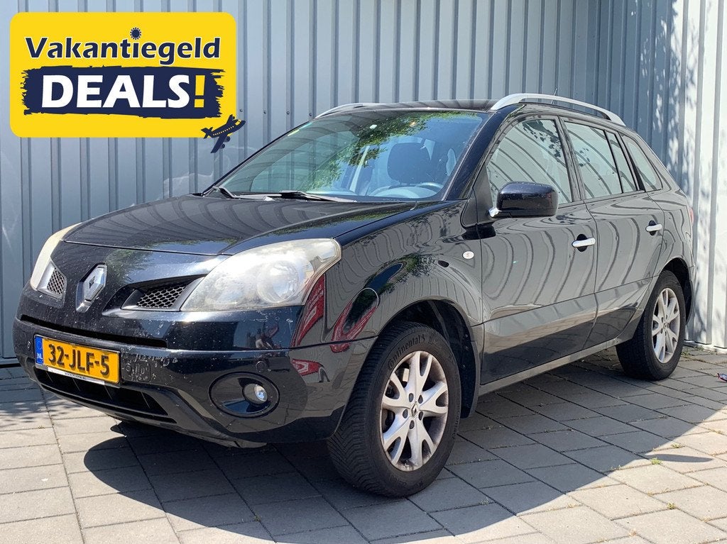Renault Koleos 2.5 Dynamique Pack|Lichte Schade|Navigatie|Cl, Auto's, Renault, Voorwielaandrijving, Gebruikt, Zwart, 4 cilinders