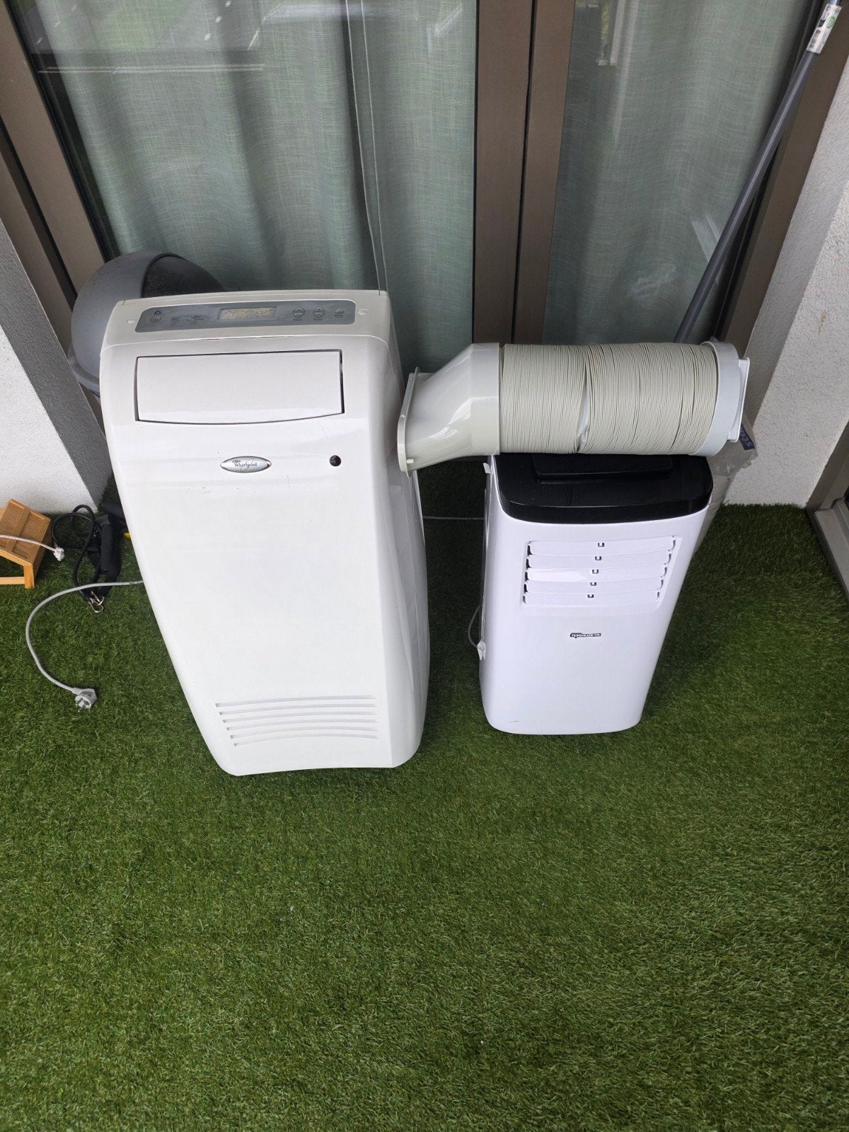 Mobiele airco's - Whirlpool en Termozeta, Witgoed en Apparatuur, Ophalen, Gebruikt, Minder dan 60 m³, 3 snelheden of meer