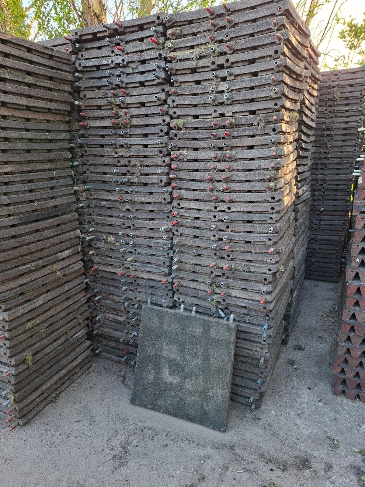 rubberen tegels 50x50x4.5 staltegels stalmatten speeltuin, Dieren en Toebehoren