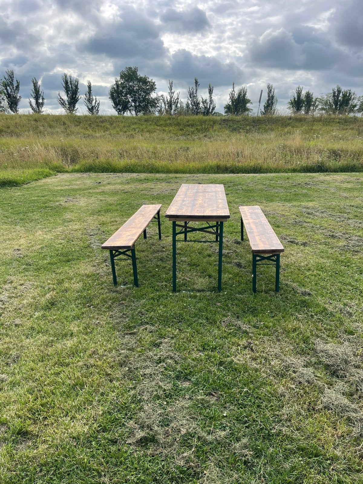te huur: biertafels, Ophalen, Gebruikt, Inklapbaar, Rechthoekig
