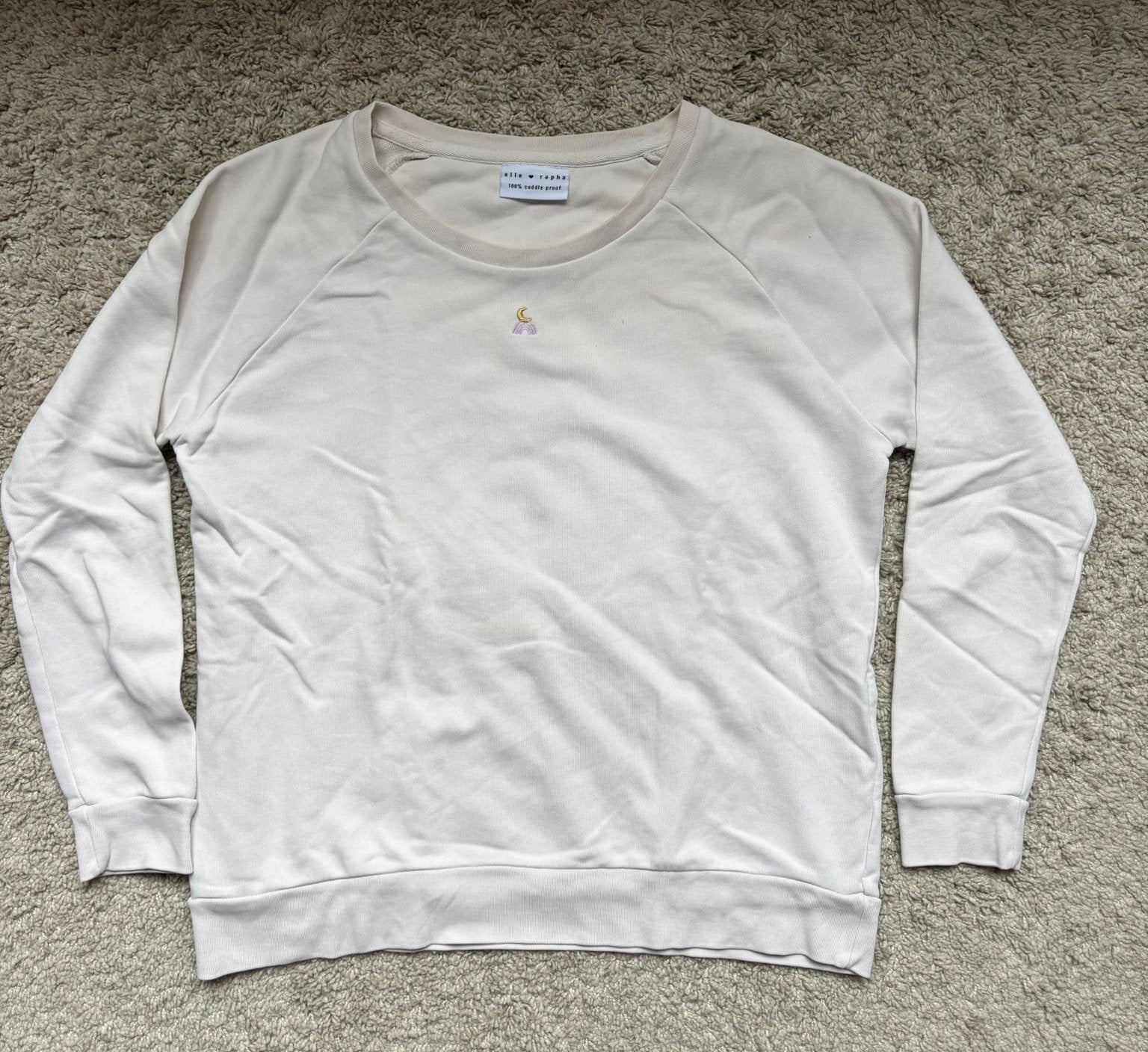 Elle rapha sweater heel licht roze maan en regenboog maat S, Ophalen of Verzenden, Gedragen, Maat 36 (S), Roze