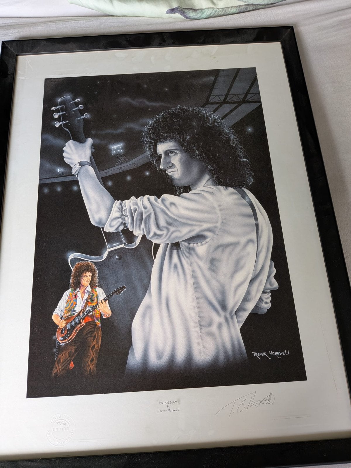 Schilderij Brian May van Queen, Ophalen of Verzenden