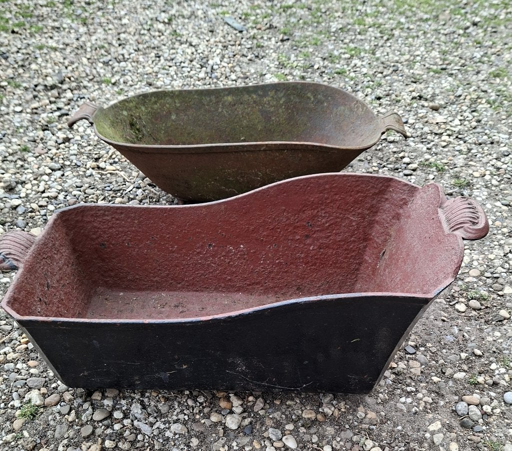 Vintage Gietijzeren Bakken, Ophalen, Overige materialen, Gebruikt, Minder dan 30 cm