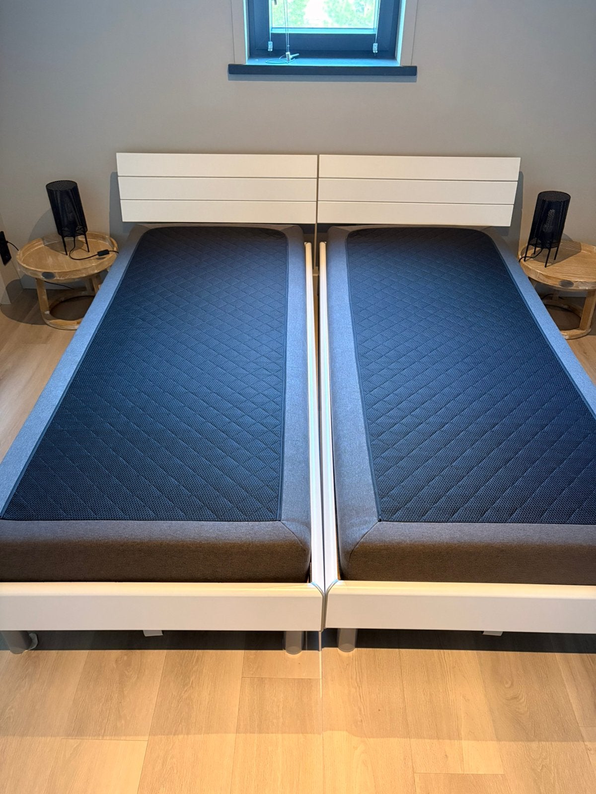 Nieuwe matrassen met topper 90 x 210, Ophalen, 90 cm, Bruin, 210 cm