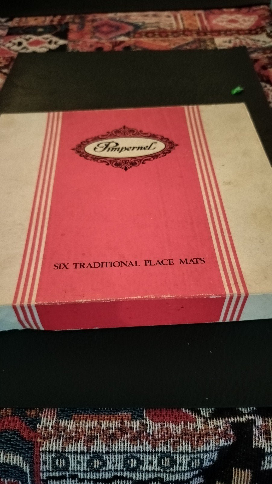 Vintage Pimpernel placemats - Engelse jachttaferelen, Ophalen, Gebruikt, Meerkleurig, Vintage