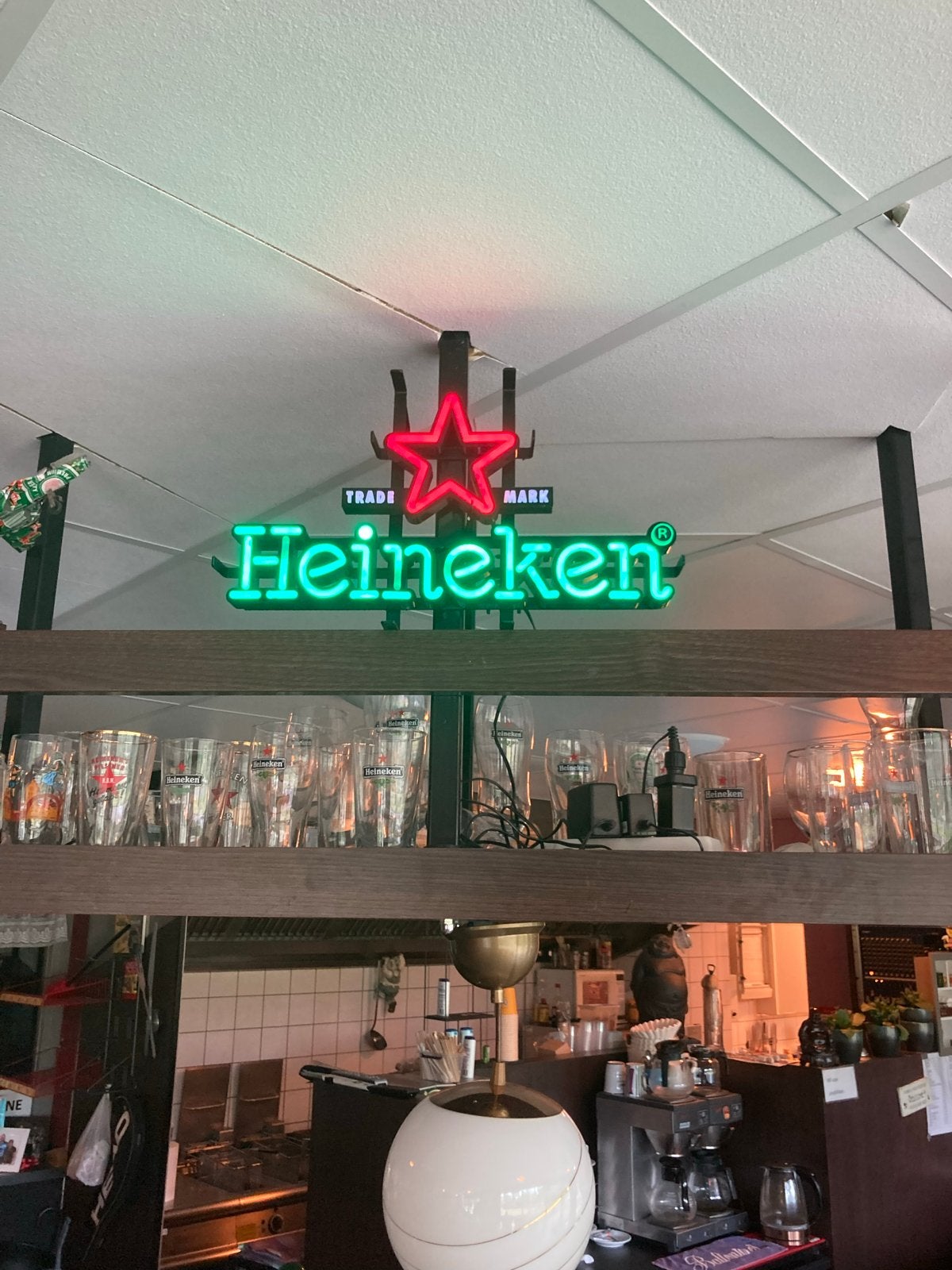 Heineken Neon Verlichting - Decoratieve Lichtreclame, Ophalen, Gebruikt