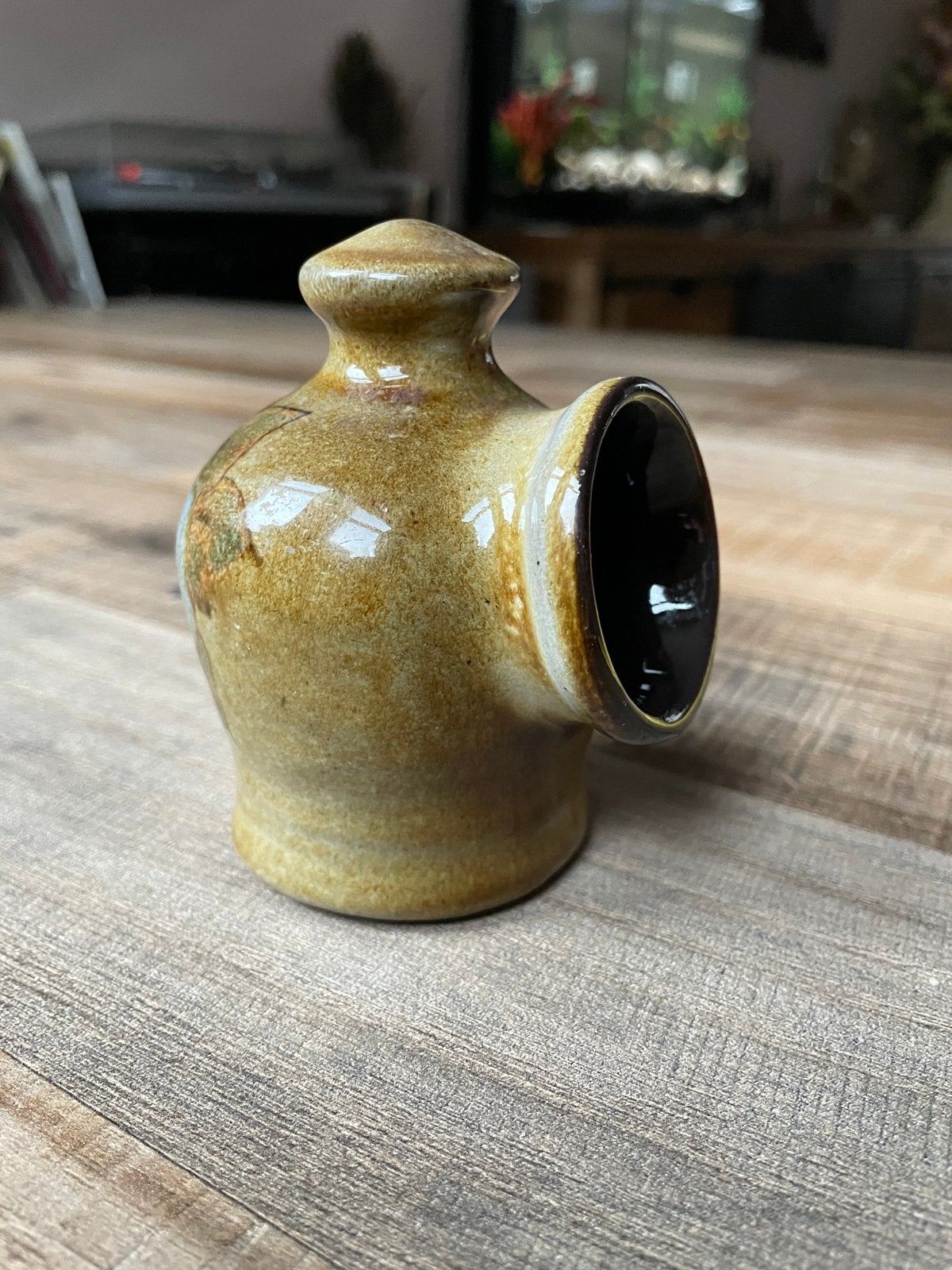 Vintage Guernsey Pottery/vaas/pot, Ophalen of Verzenden, Zo goed als nieuw, Handgemaakt