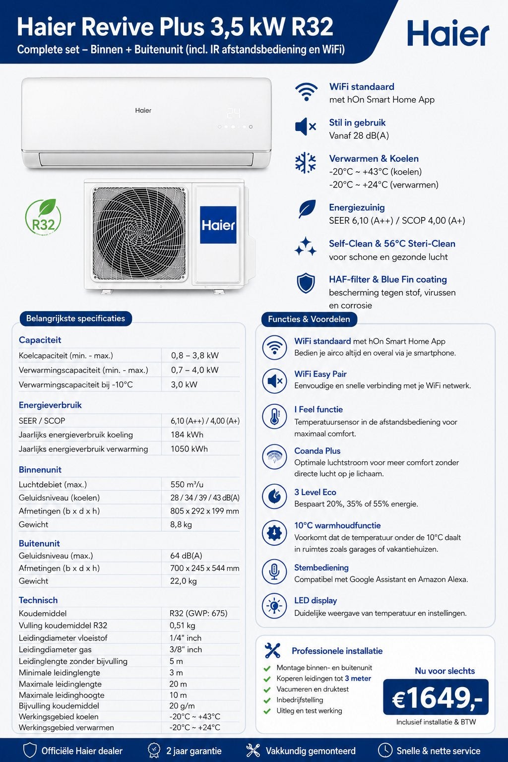 Foto 2 van Airco Installatie, Service, Reparatie, Onderhoud & Reiniging