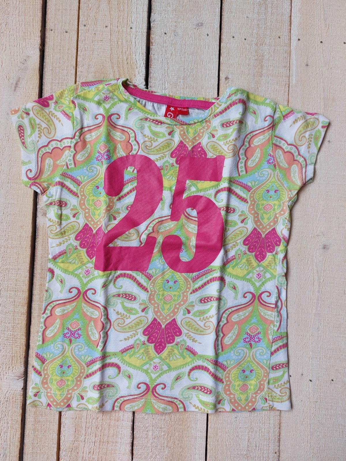 Wibra T-shirt met print, maat 104/110, Kinderen en Baby's, Kinderkleding | Maat 104, Zo goed als nieuw, Shirt of Longsleeve, Wibra