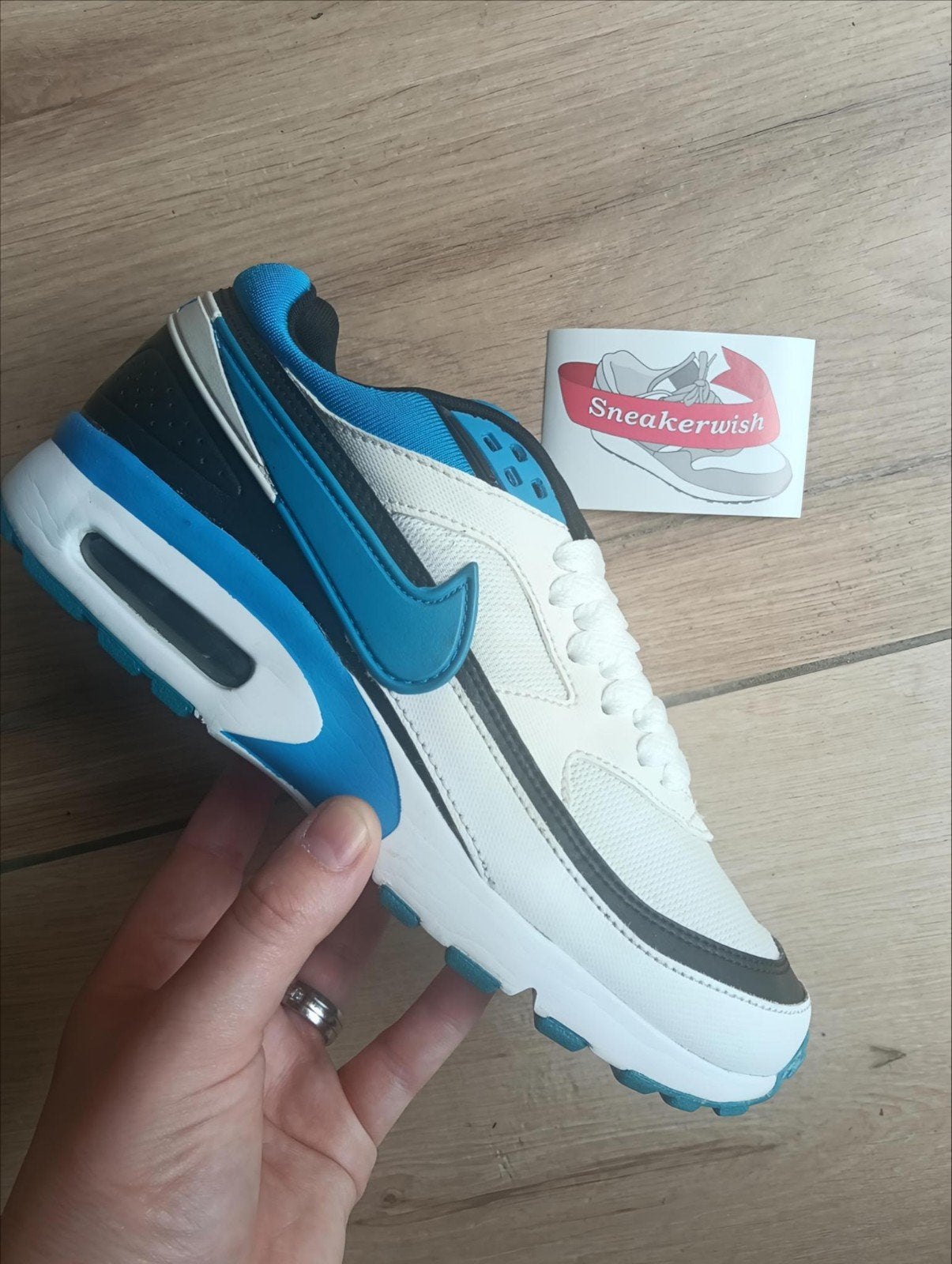 Nike Air Max BW GS White Blue EU 36.5, ., Wit, Nike, Ophalen of Verzenden