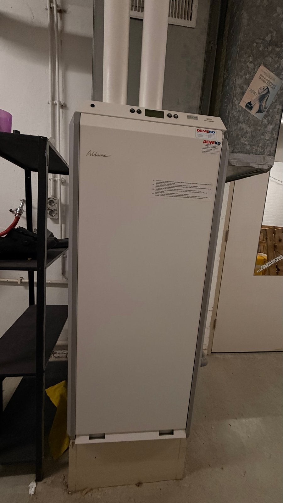 Brink Allure Heteluchtverwarming - Goed onderhouden, Doe-het-zelf en Verbouw, Verwarming en Radiatoren, Ophalen, 30 tot 80 cm