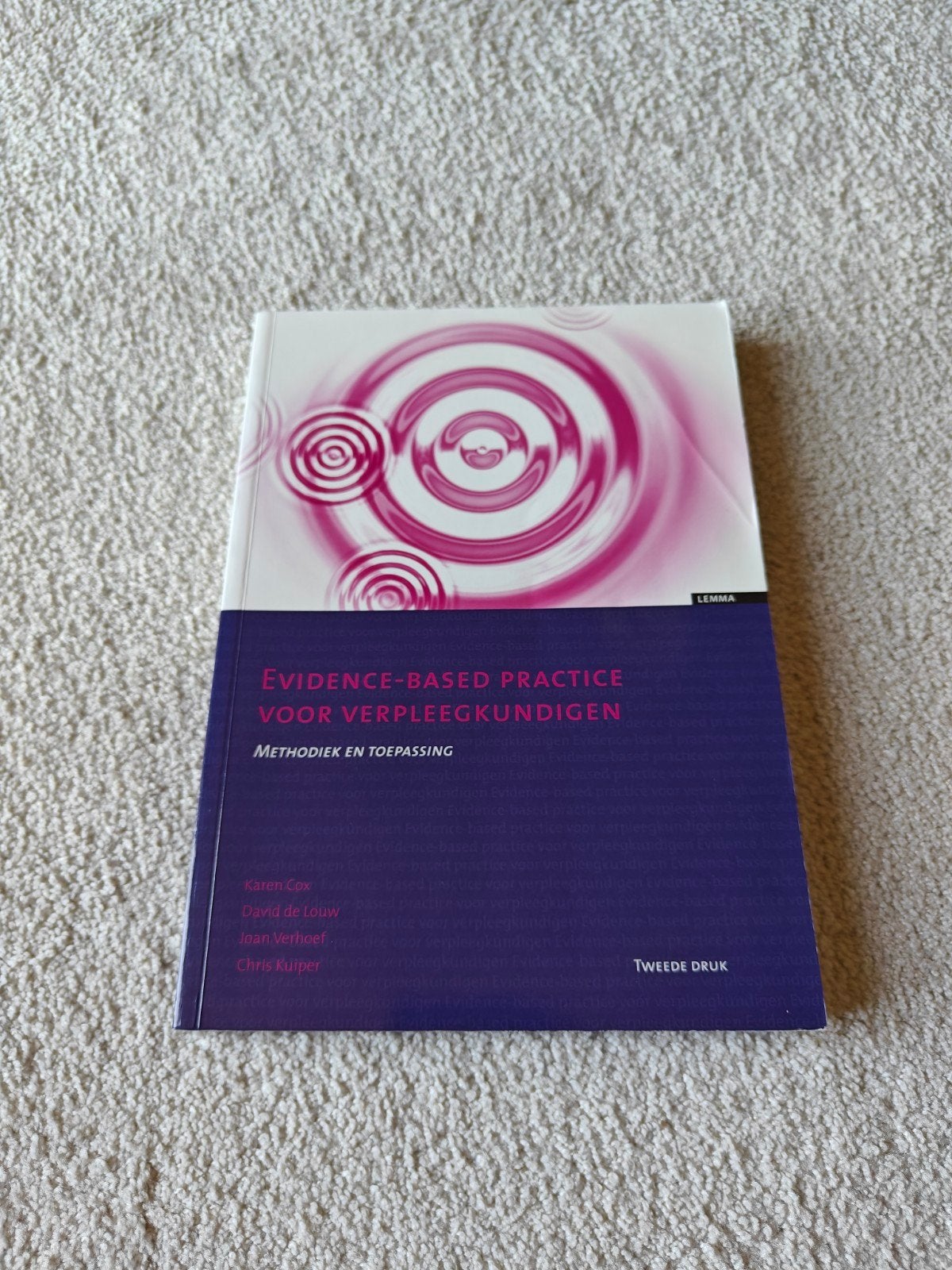 Evidence-based practice voor verpleegkundigen, Zo goed als nieuw, Gamma, Karen Cox, David de Louw, Inan Verhoef, Chris Kuiper
