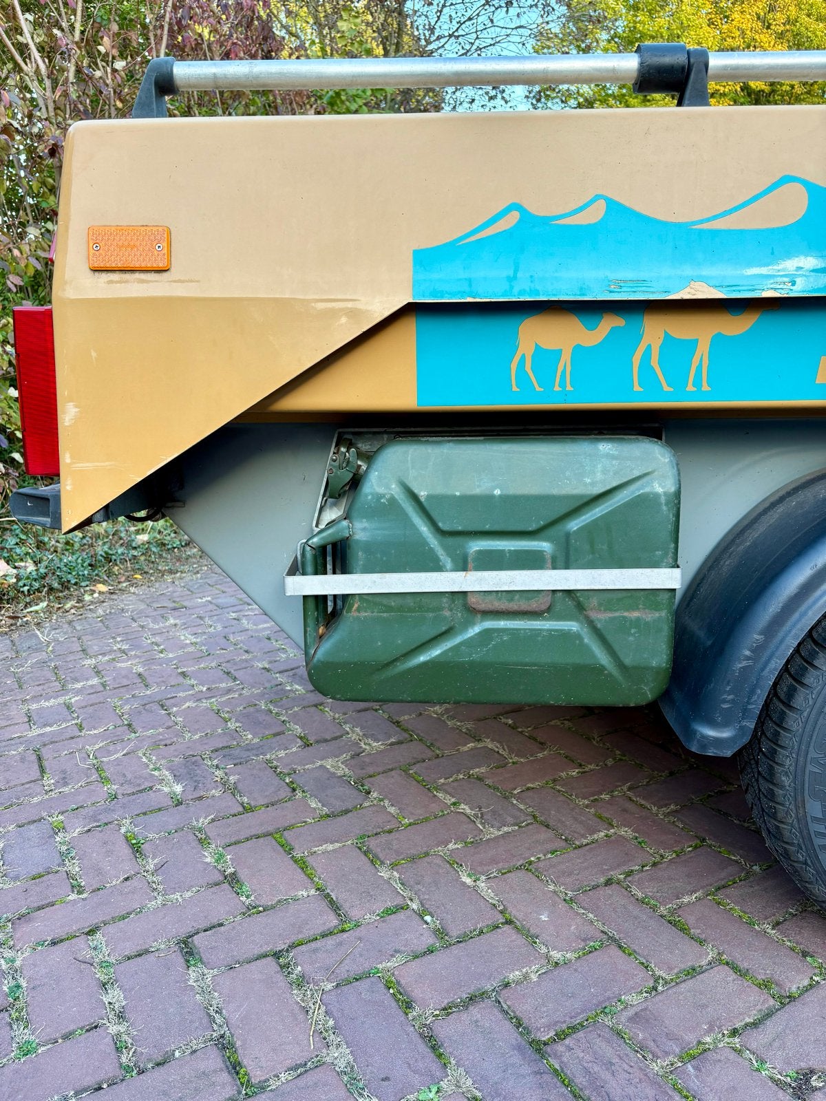 Jerrycans en houders voor Aart Kok Zambezi vouwwagen, Ophalen of Verzenden, Gebruikt