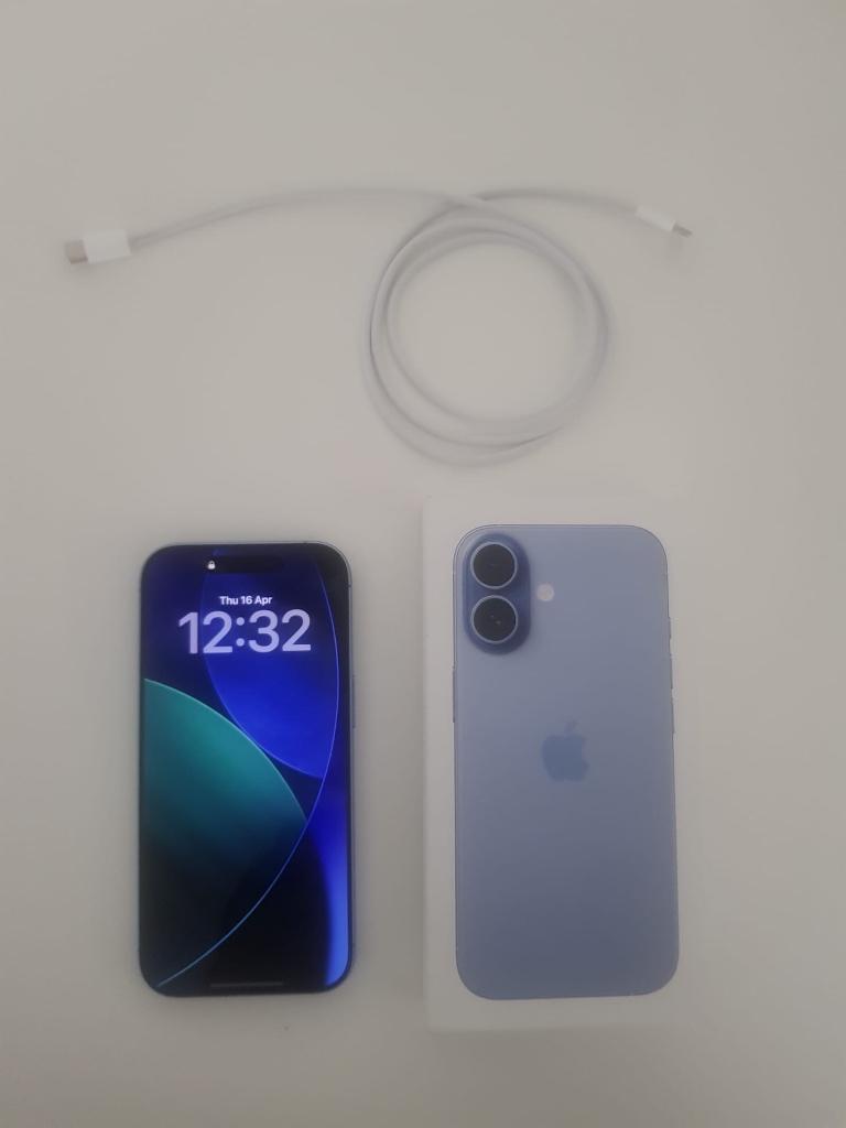 iPhone 17 mist blue 256gb, Blauw, Zo goed als nieuw, Ophalen, 256 GB