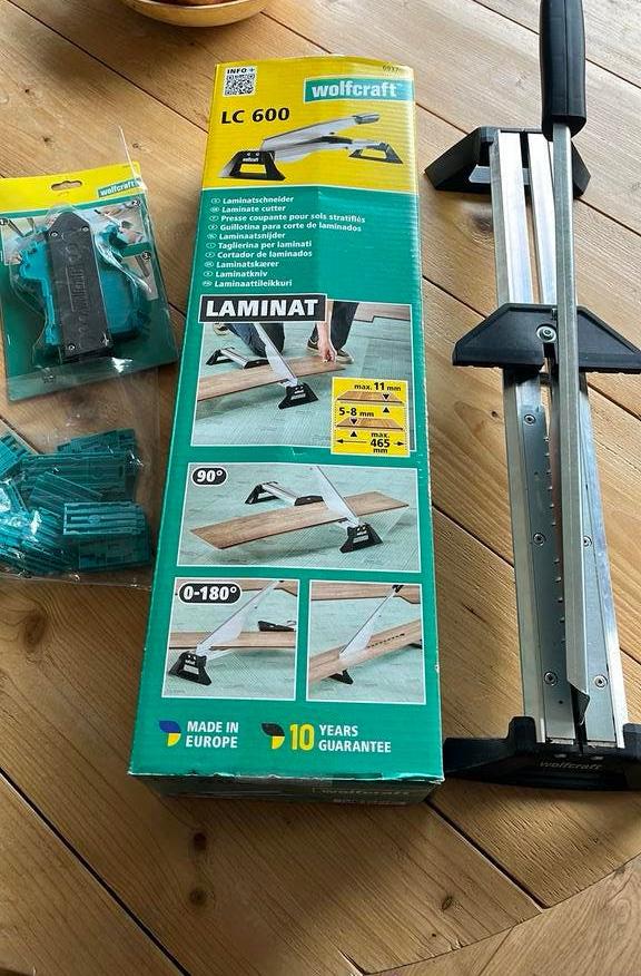 LC600 laminaat/ PVC snijder en legset, Ophalen, Zo goed als nieuw