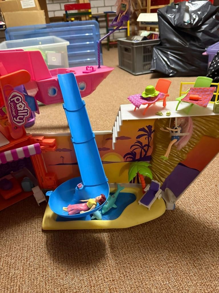 polly pocket boot, Ophalen, Gebruikt, Poppenhuis