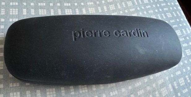 Pierre Cardin brillenkoker - Zwart, Overige merken, Zwart, Ophalen of Verzenden, Zo goed als nieuw
