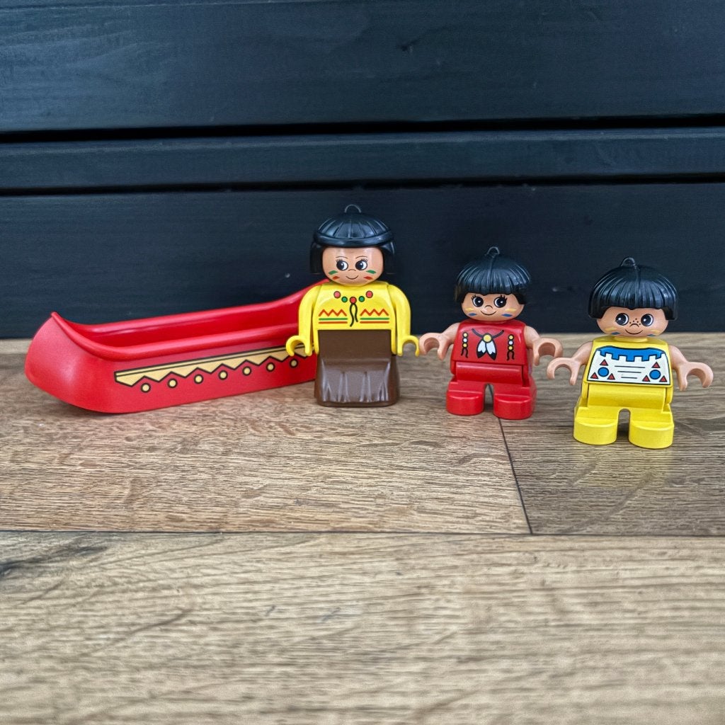 Vintage LEGO DUPLO Native Americans /American Indians, Inclusief minifiguren, Gebruikt, Ophalen of Verzenden, Minifiguur