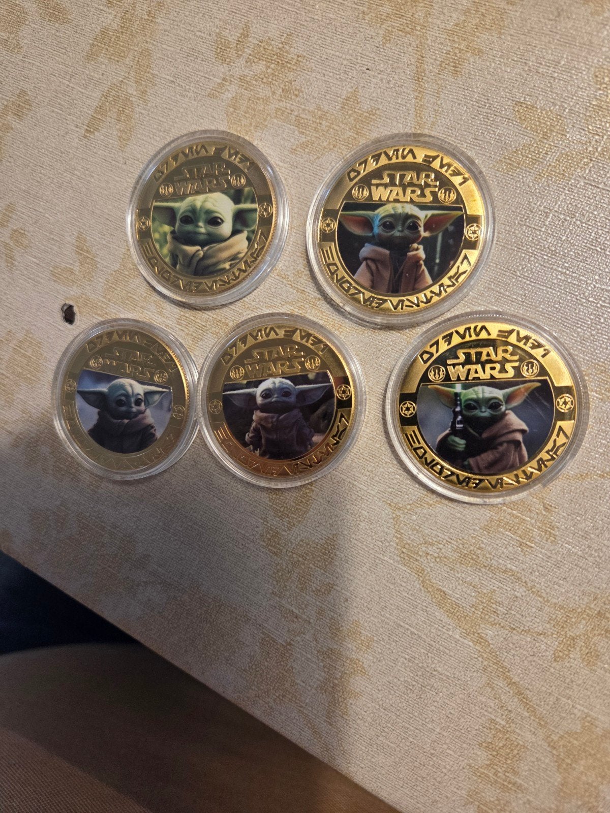 Star Wars The Mandalorian Baby Yoda Grogu munten set, Ophalen of Verzenden, Nieuw