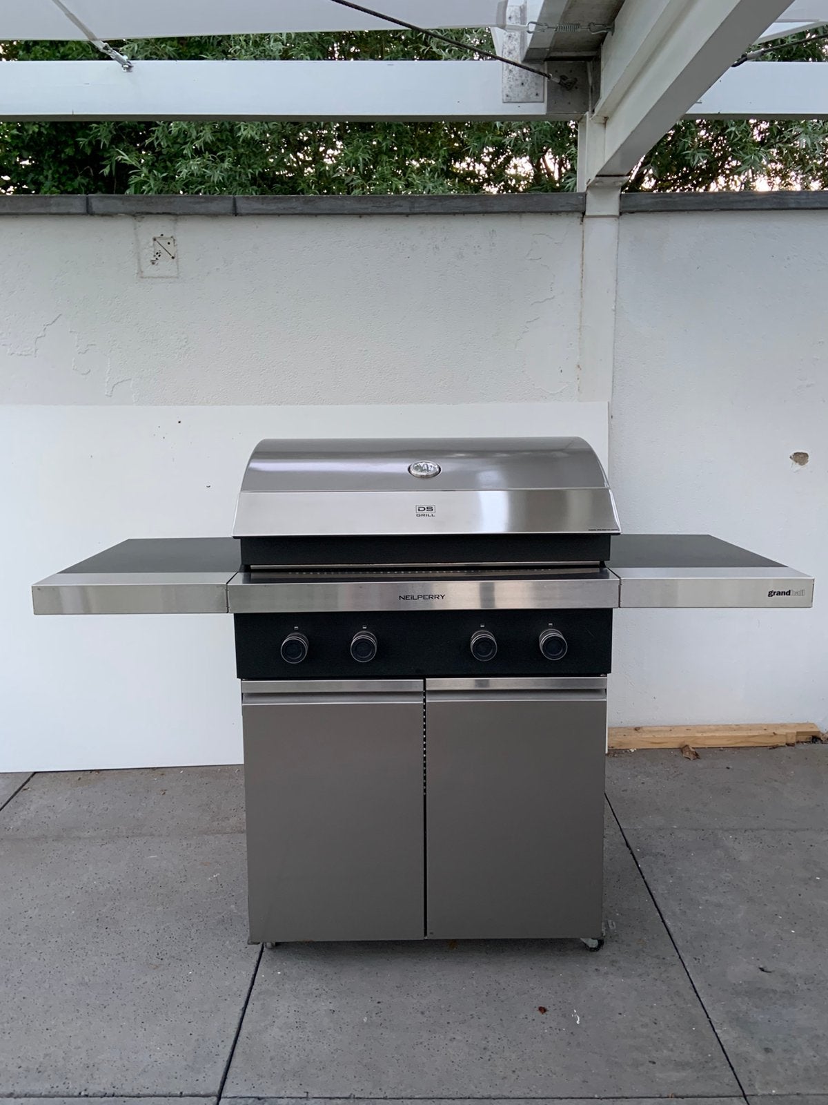 Te koop Gasbarbeque met beschermhoes, Ophalen, Gebruikt
