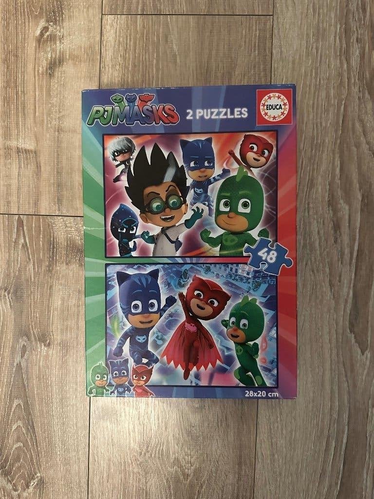 Puzzel Pyjama helden (PJ masks), Kinderen en Baby's, Ophalen, 10 tot 50 stukjes, Zo goed als nieuw, 4 tot 6 jaar