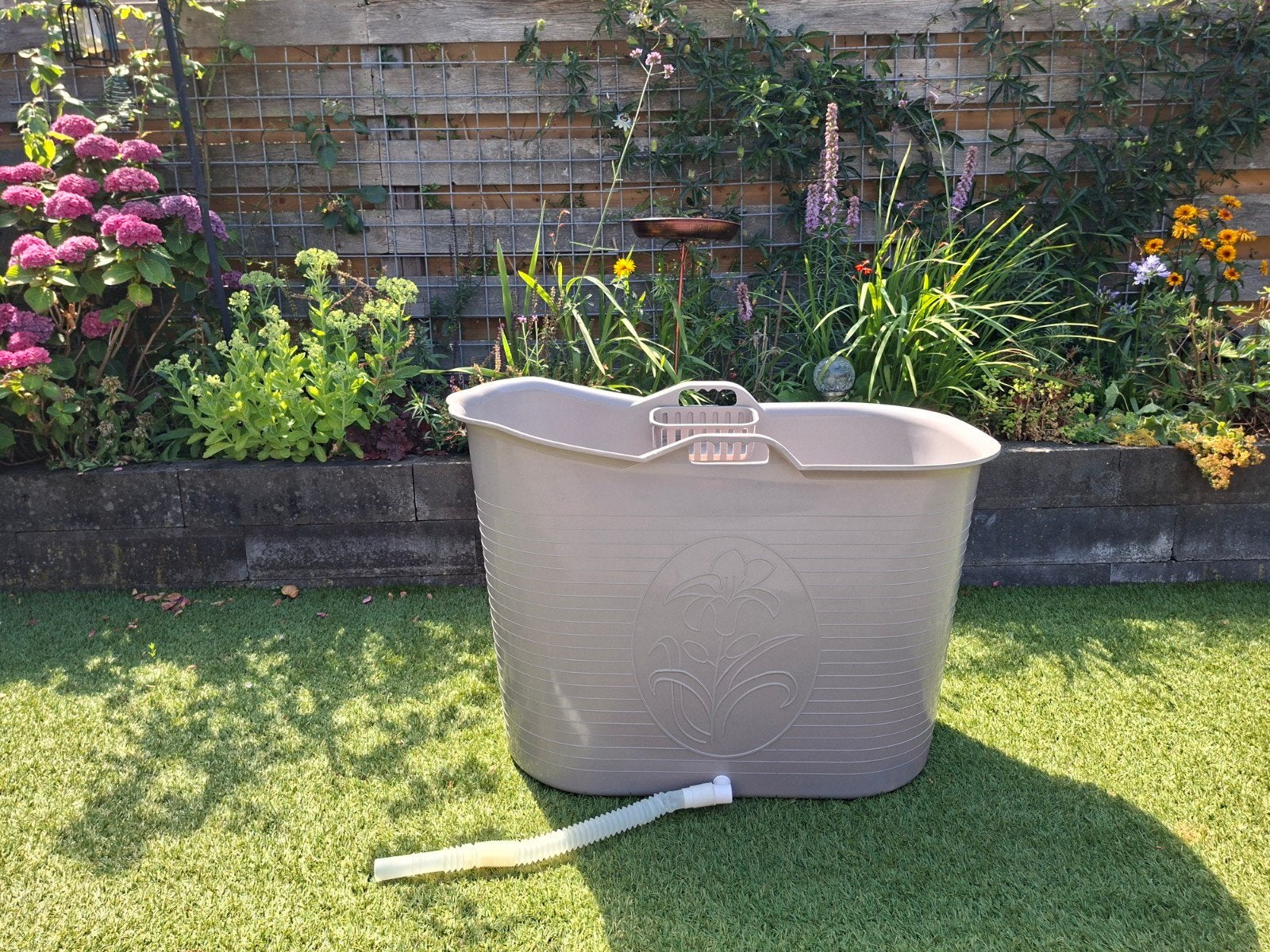 Plastic zitbad voor volwassenen 200 ltr., Ophalen, Overige typen, 50 tot 100 cm, Minder dan 100 cm