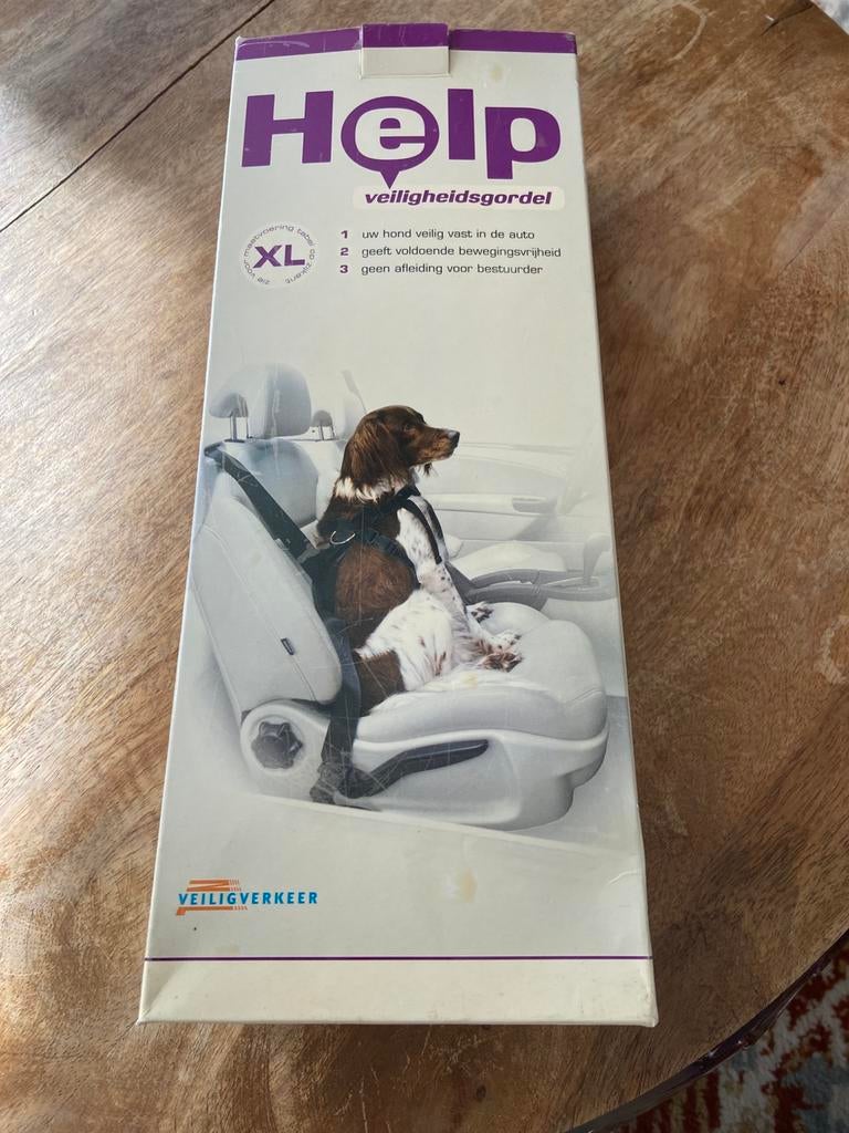 Veiligheidsgordel auto voor grote hond (nooit gebruikt), Dieren en Toebehoren, Ophalen of Verzenden, Nieuw