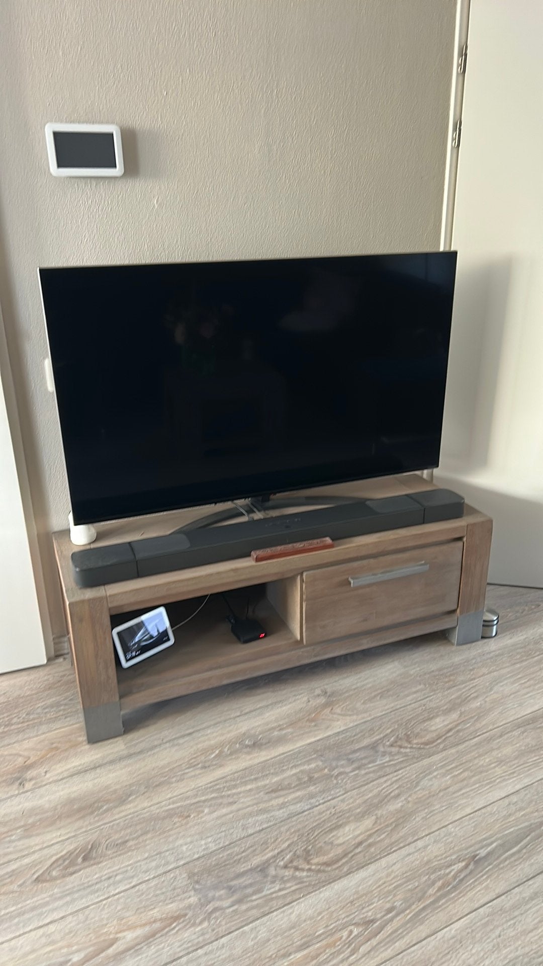 Henders & Hazel TV-meubel, Ophalen, 100 tot 150 cm, Eikenhout, Zo goed als nieuw