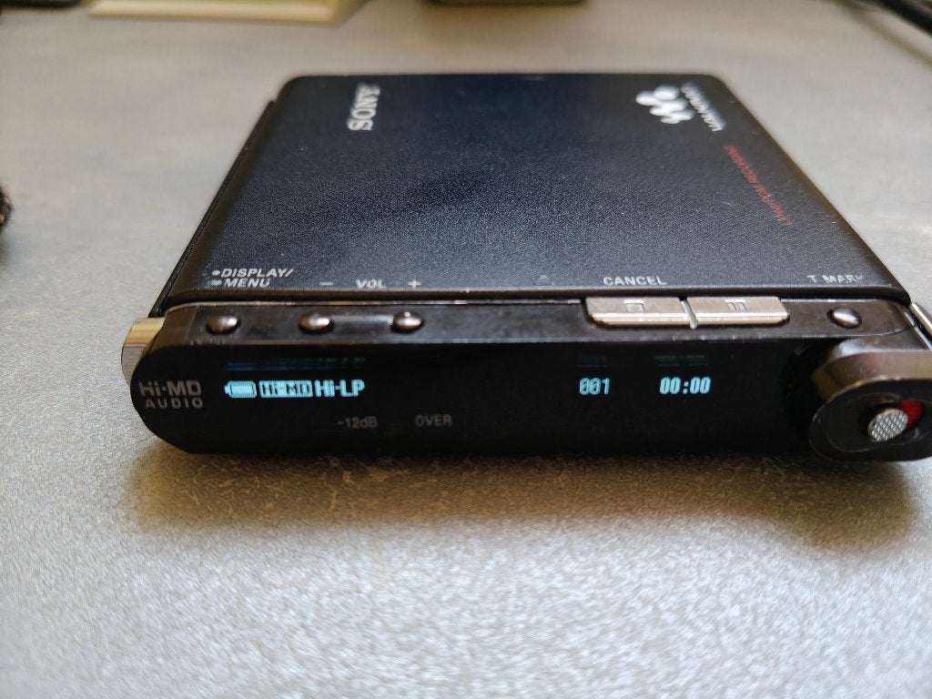 Sony MZ-RH1 Hi-MD minidisc walkman - nieuw display, Ophalen of Verzenden, Walkman