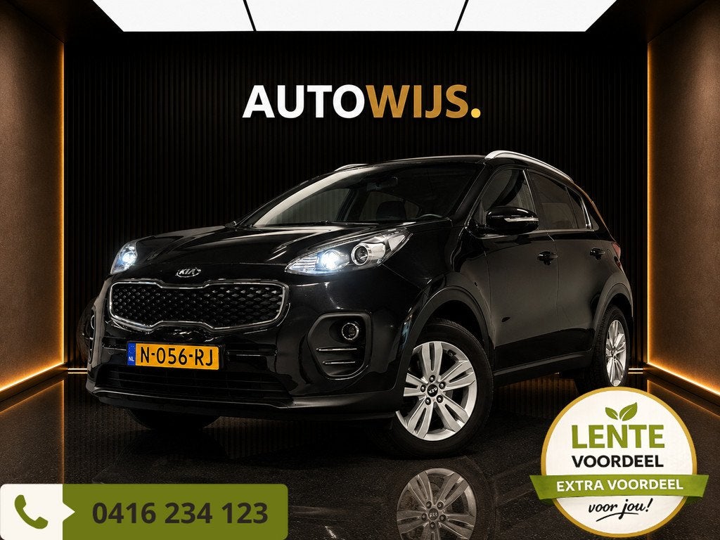Kia Sportage 1.6 GDI Black Edition|CAMERA|NAVI|74DKM|Goed on, Voorwielaandrijving, Gebruikt, 4 cilinders, SUV of Terreinwagen