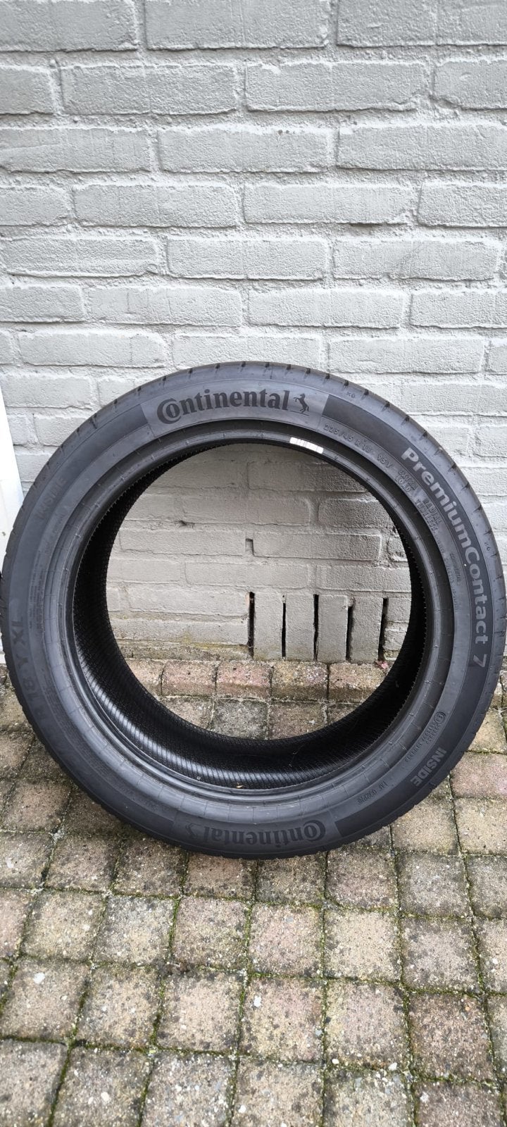 Continental PremiumContact 7 autoband in uitstekende staat, Ophalen, 18 inch, Nieuw, Band(en)