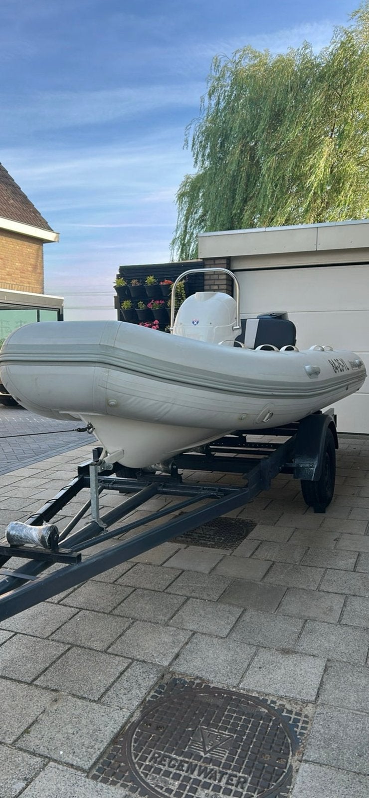 Brig rib f450 met Yamaha 60 pk, Watersport en Boten, Ophalen, Zo goed als nieuw, Motor en Techniek, Motorboot
