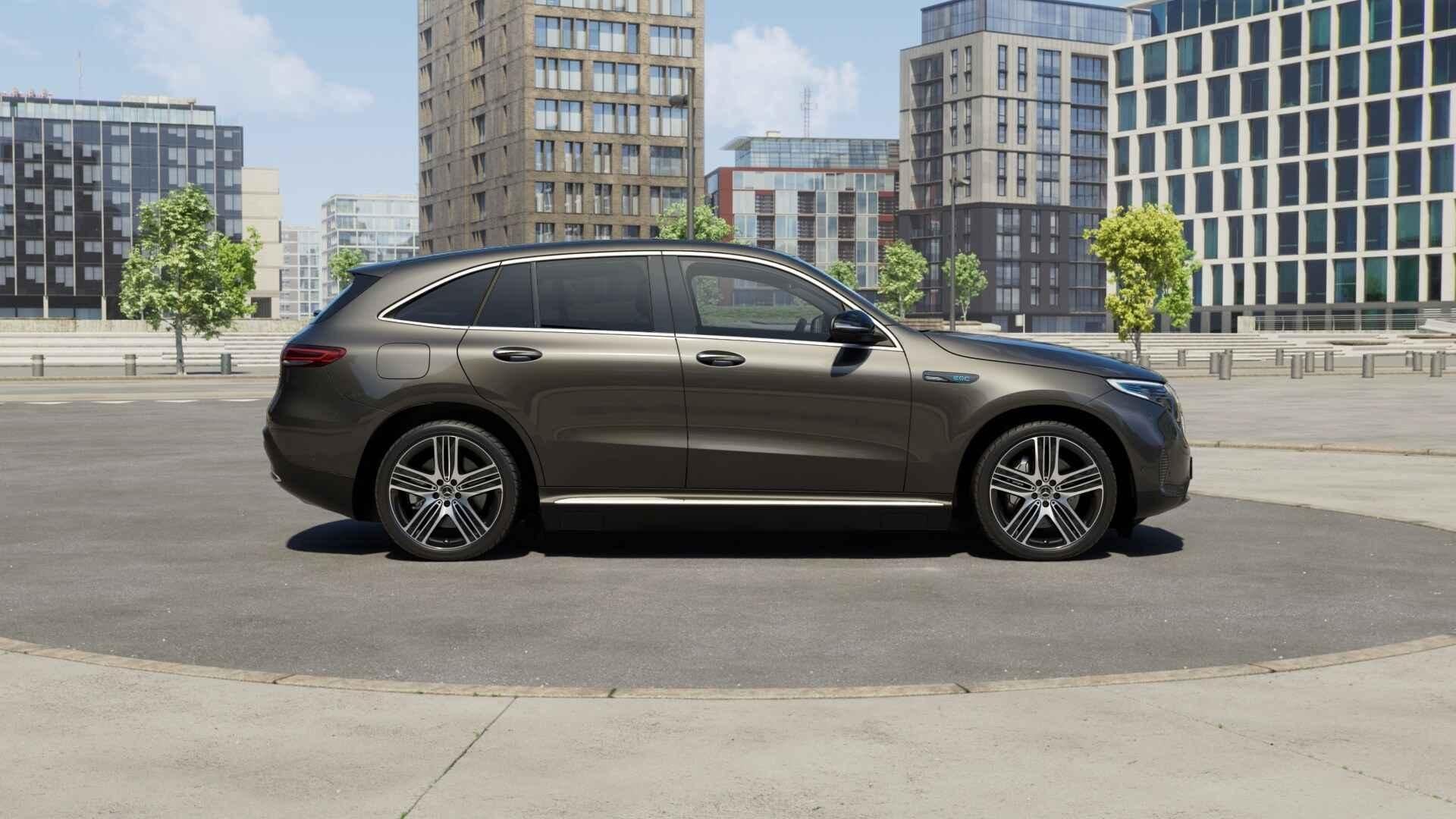 Mercedes-Benz EQC 400 4MATIC Business Solution Luxury 80 kWh, Automaat, Automatische klimaatregeling, 402 km, Zwart