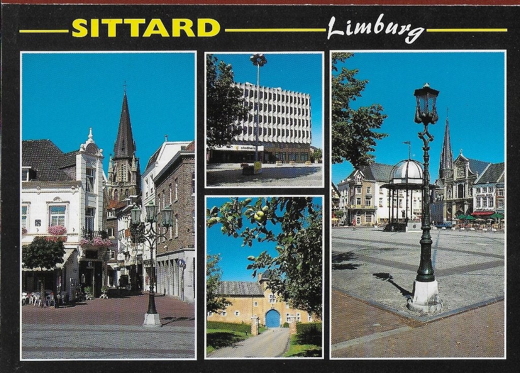 So45 ongelopen ansichtkaart sittard limburg, Ophalen of Verzenden, Voor 1920, Ongelopen, Limburg